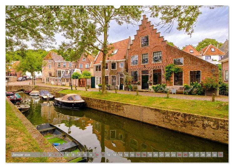 Produktbild: Ein Blick auf Medemblik (Wandkalender 2026 DIN A2 quer), CALVENDO Monatskalender
