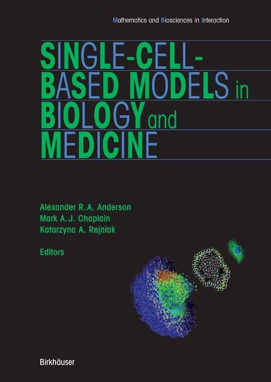 Produktbild: Single-Cell-Based Models in Biology and Medicine