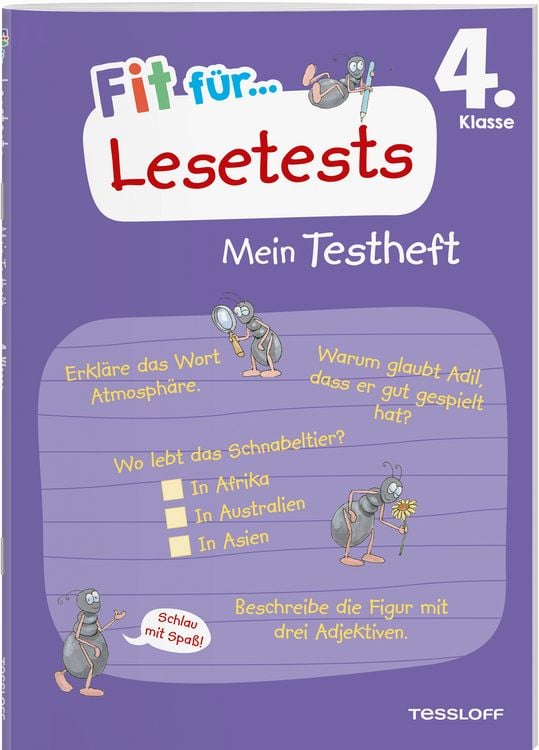 Produktbild: Fit f&uuml;r Lesetests 4. Klasse. Mein Testheft