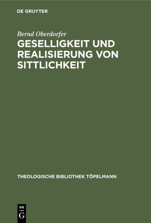 Produktbild: Geselligkeit und Realisierung von Sittlichkeit