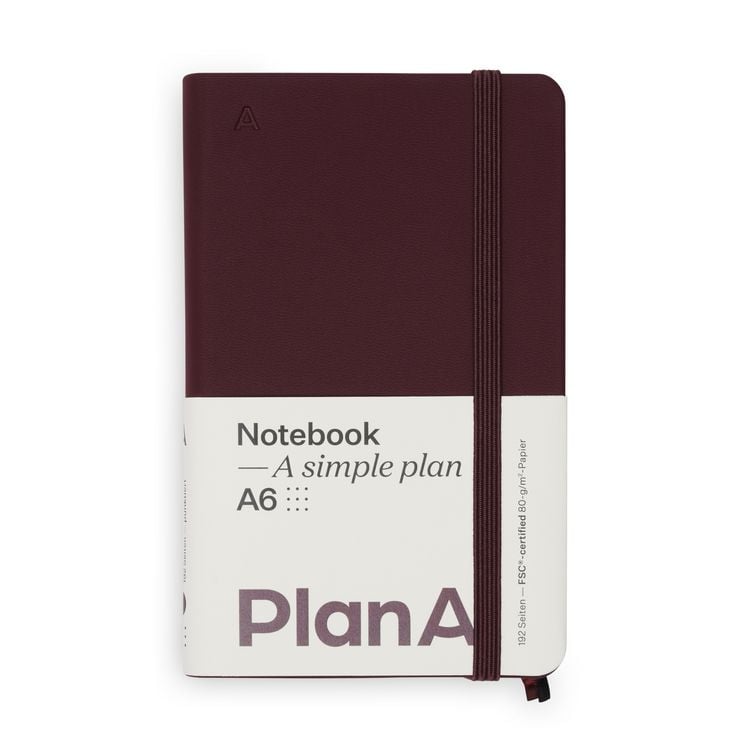 Produktbild: Notizbuch A6 Hardcover Cozy Fig Punktiert, 192 Seiten
