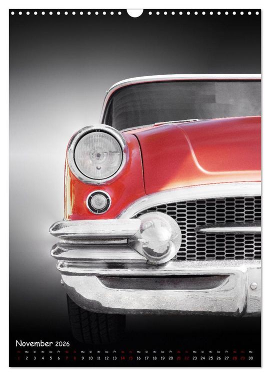 Produktbild: Amerikanische Autos 1950er bis 1980er Favoriten (Wandkalender 2026 DIN A3 hoch), CALVENDO Monatskalender