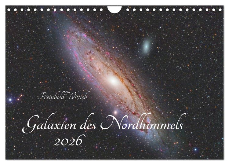 Produktbild: Galaxien des Nordhimmels (Wandkalender 2026 DIN A4 quer), CALVENDO Monatskalender