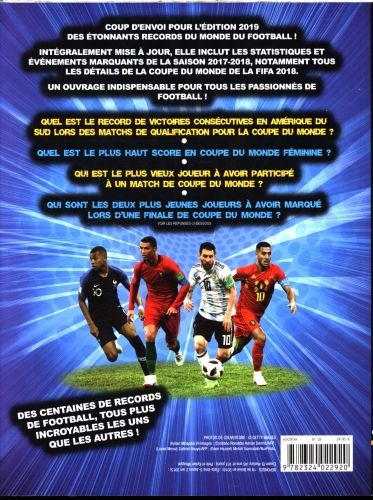 Produktbild: Les records du monde du football 2019
