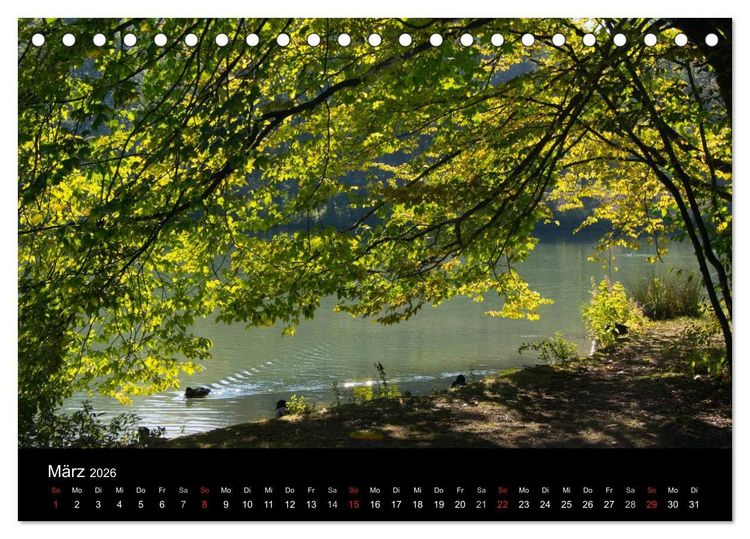 Produktbild: Jakobsweg M&uuml;nchen-Lindau (Tischkalender 2026 DIN A5 quer), CALVENDO Monatskalender