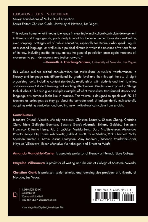 Produktbild: Multicultural Curriculum Transformation in Literacy and Language Arts