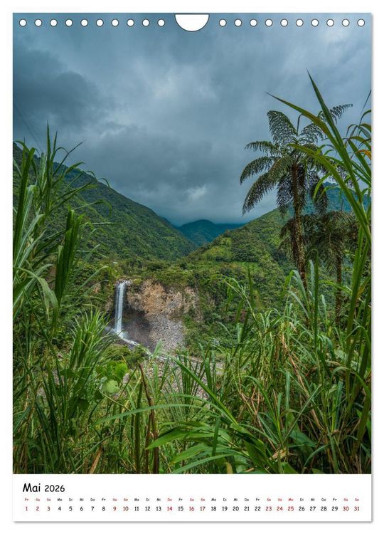 Produktbild: Traumhaftes Ecuador (Wandkalender 2026 DIN A4 hoch), CALVENDO Monatskalender