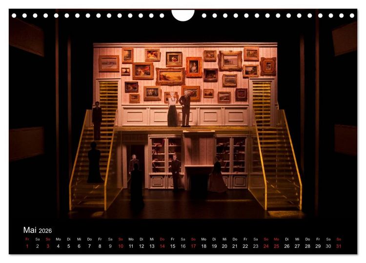 Produktbild: FASZINIERENDE THEATERR&Auml;UME (Wandkalender 2026 DIN A4 quer), CALVENDO Monatskalender