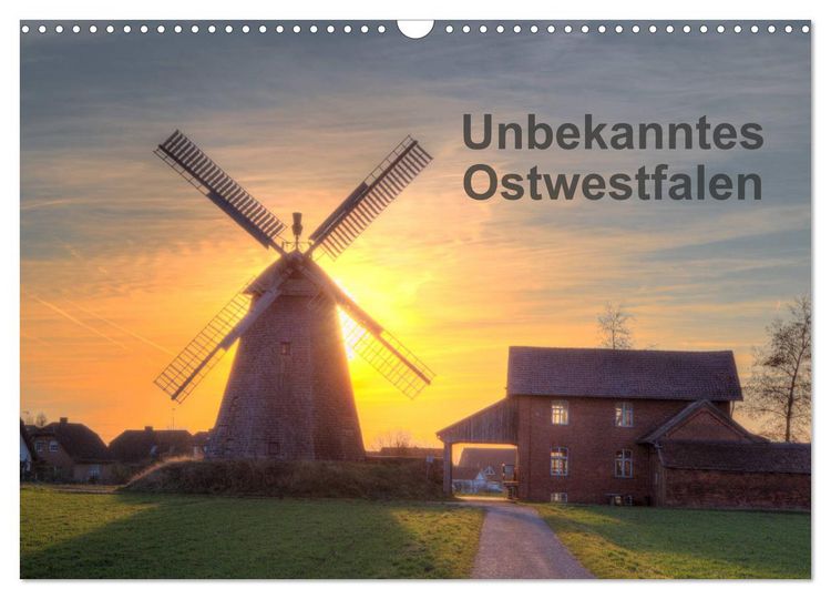 Produktbild: Unbekanntes Ostwestfalen (Wandkalender 2026 DIN A3 quer), CALVENDO Monatskalender