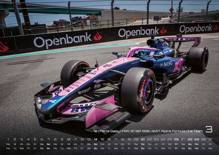 Produktbild: Formel 1 - Grand Prix - 2027 - F1 Kalender DIN A2
