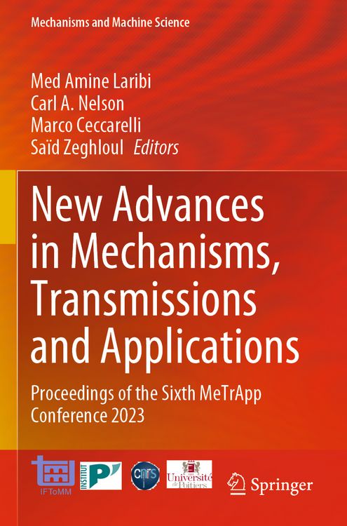 Produktbild: New Advances in Mechanisms, Transmissions and Applications