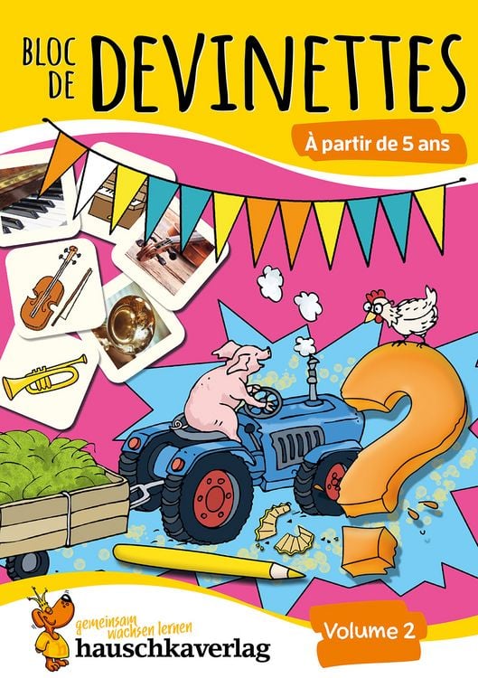 Produktbild: Bloc de casse-t&ecirc;tes et livre activite 5 ans - Tome 2 : Des &eacute;nigmes color&eacute;es pour la maternelle - cahier activite 5 ans labyrinthe, sudoku, etc pour
