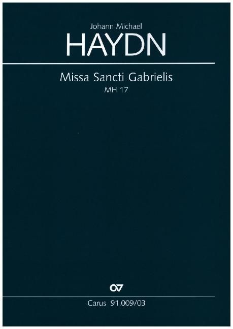 Produktbild: Missa Sancti Gabrielis, Klavierauszug