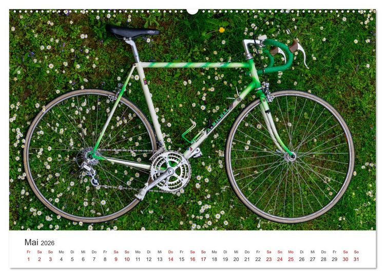 Produktbild: Stahlrenner - Rennrad-Klassiker aus Europa (hochwertiger Premium Wandkalender 2026 DIN A2 quer), Kunstdruck in Hochglanz