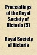 Produktbild: Proceedings of the Royal Society of Victoria (5)