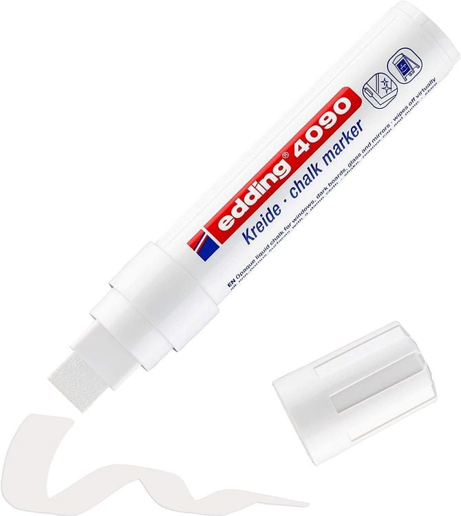 Produktbild: edding 4090 Kreidemarker WindowMarker 4-15mm wei&szlig;