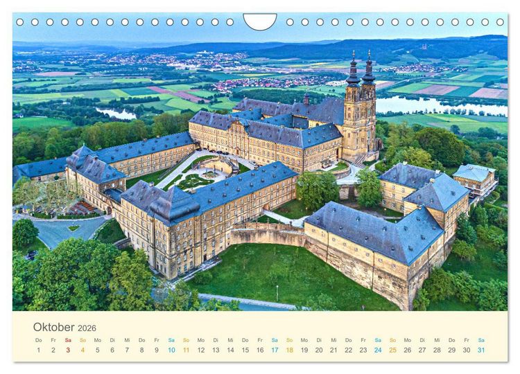 Produktbild: Bad Staffelstein - Gottesgarten am Obermain (Wandkalender 2026 DIN A4 quer), CALVENDO Monatskalender