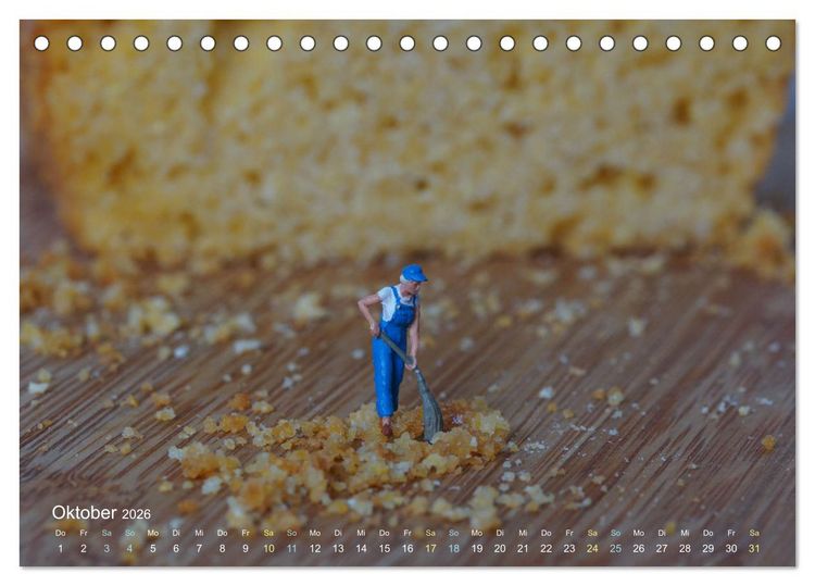 Produktbild: Das geheime Leben von Miniatur-Figuren (Tischkalender 2026 DIN A5 quer), CALVENDO Monatskalender