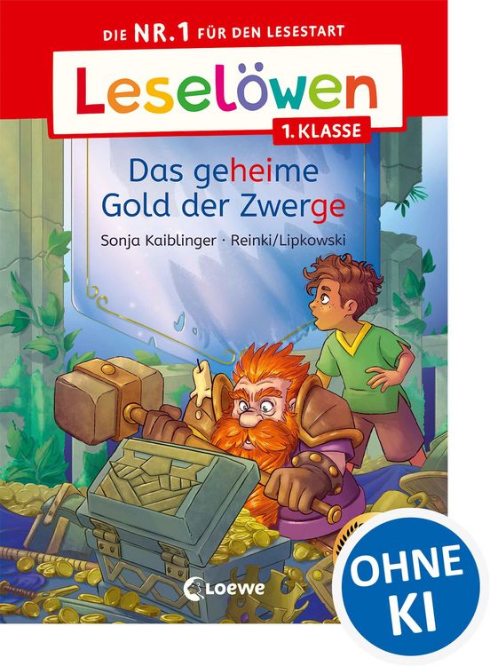 Produktbild: Lesel&ouml;wen 1. Klasse - Das geheime Gold der Zwerge