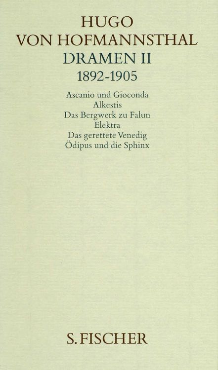 Produktbild: Dramen II. 1892-1905