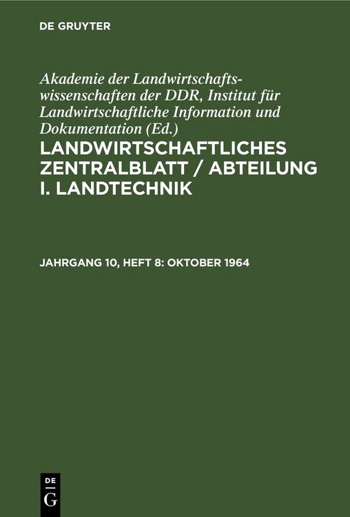 Produktbild: Oktober 1964