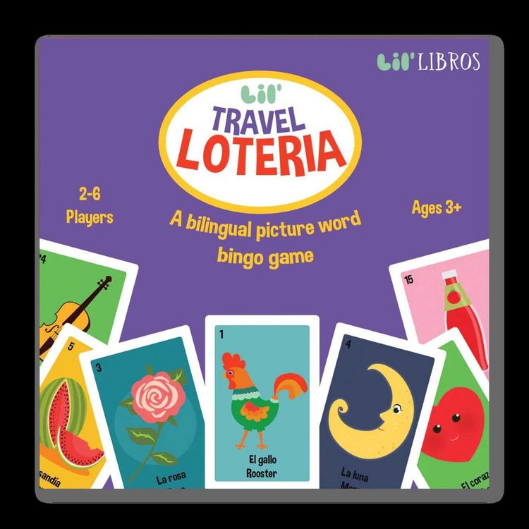 Produktbild: Lil' Travel Loteria (Bilingual: English/Spanish)