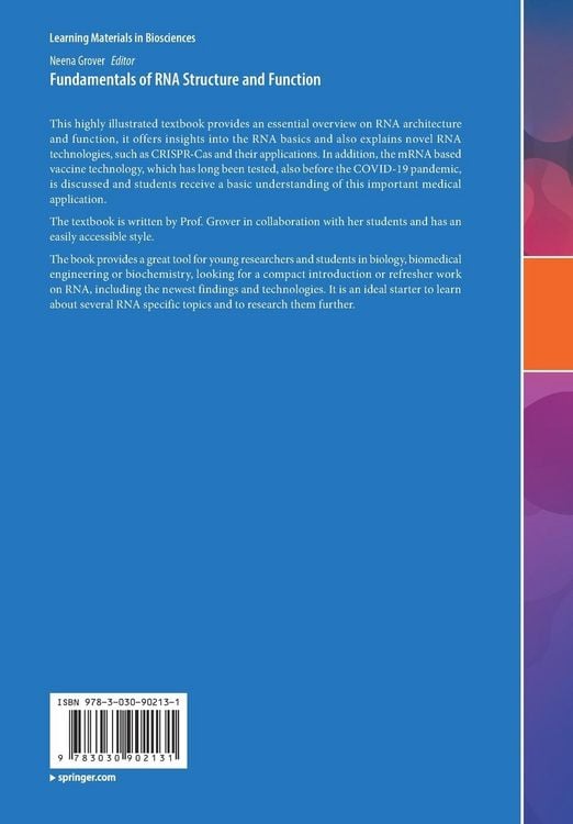 Produktbild: Fundamentals of RNA Structure and Function