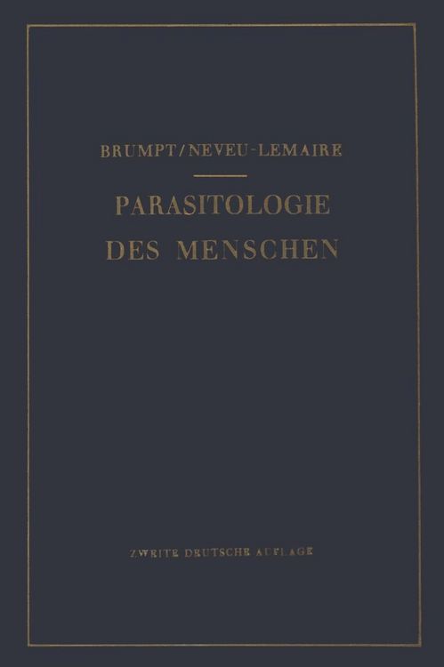 Produktbild: Praktischer Leitfaden der Parasitologie des Menschen