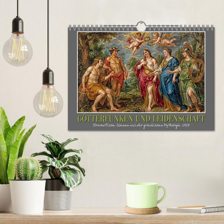 Produktbild: G&ouml;tterfunken und Leidenschaft (Wandkalender 2027 DIN A4 quer), CALVENDO Monatskalender