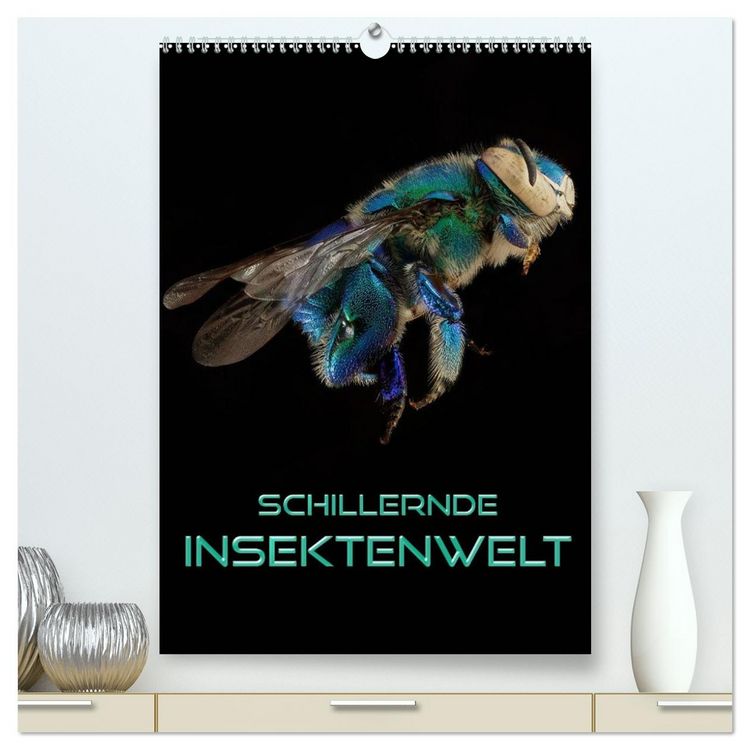 Produktbild: Schillernde Insektenwelt (hochwertiger Premium Wandkalender 2026 DIN A2 hoch), Kunstdruck in Hochglanz