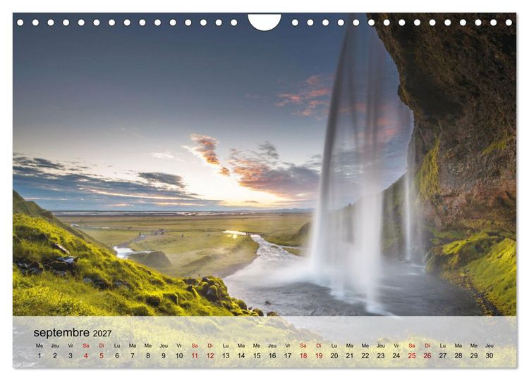 Produktbild: L'&eacute;t&eacute; en Islande (Calendrier mural 2027 DIN A4 vertical), CALVENDO calendrier mensuel