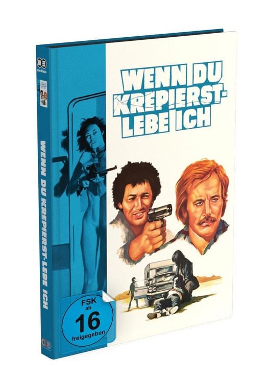 Produktbild: HITCH HIKE: Wenn Du krepierst &ndash; lebe ich! - 2-Disc Mediabook Cover D (Blu-ray + DVD) Limited 125 Edition &ndash; Uncut