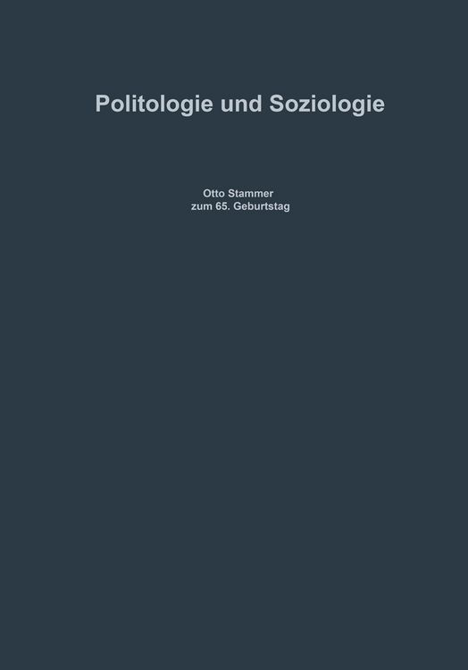 Produktbild: Politologie und Soziologie