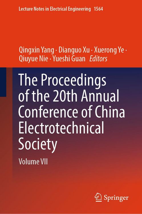 Produktbild: The Proceedings of the 20th Annual Conference of China Electrotechnical Society