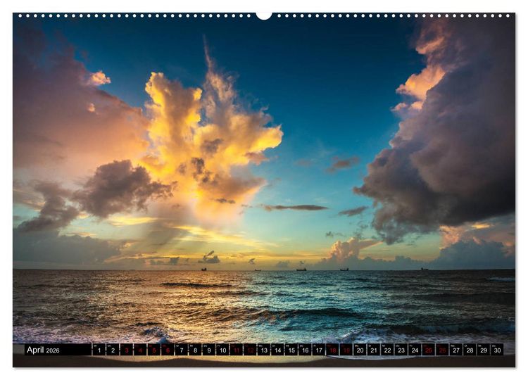 Produktbild: Florida. Der Sonne entgegen. (hochwertiger Premium Wandkalender 2026 DIN A2 quer), Kunstdruck in Hochglanz