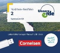 Produktbild: Unsere Erde, Gymnasium Nordrhein-Westfalen G9, Band 2, Unterrichtsmanager Plus auf USB-Stick, Inkl. E-Book als Zugabe und Begleitmaterialien