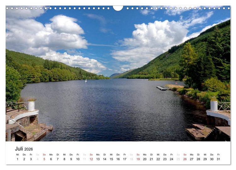 Produktbild: Schottland 2026 - Wildes Land im Norden (Wandkalender 2026 DIN A3 quer), CALVENDO Monatskalender