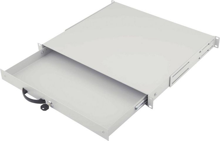 Produktbild: Digitus DN-19 KEY-1U 19 Zoll 1 HE Lichtgrau (RAL 7035)