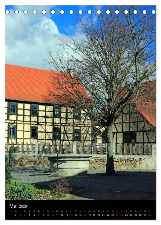 Produktbild: P&ouml;&szlig;neck - meine Stadt (Tischkalender 2026 DIN A5 hoch), CALVENDO Monatskalender