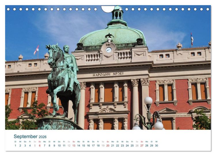 Produktbild: Quer durch Serbien (Wandkalender 2026 DIN A4 quer), CALVENDO Monatskalender