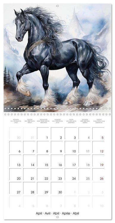Produktbild: Kohrt, S: Chevaux fabuleux des l&eacute;gendes et des mythes (Calen