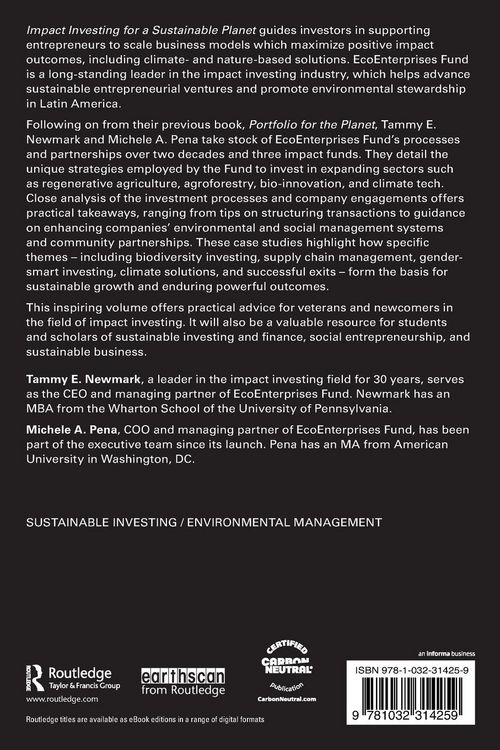 Produktbild: Impact Investing for a Sustainable Planet