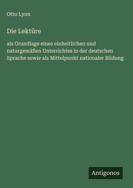 Produktbild: Die Lekt&uuml;re