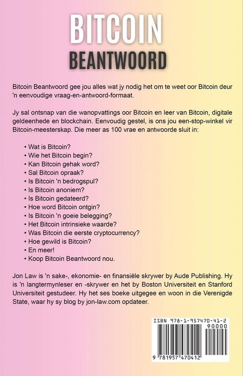 Produktbild: Bitcoin Beantwoord