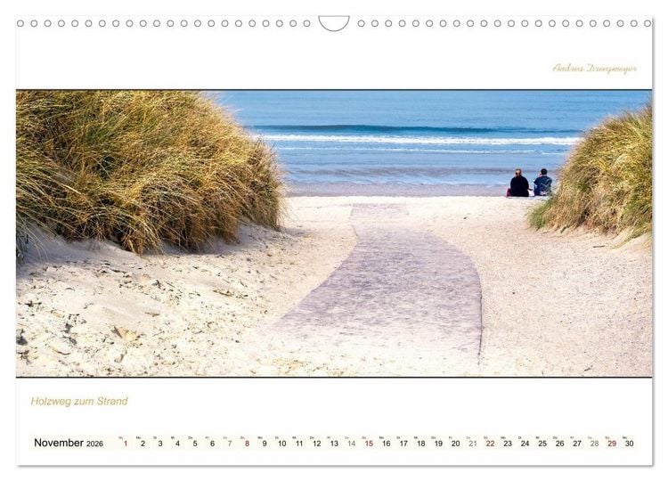 Produktbild: NORDERNEY PANORAMA (Wandkalender 2026 DIN A3 quer), CALVENDO Monatskalender