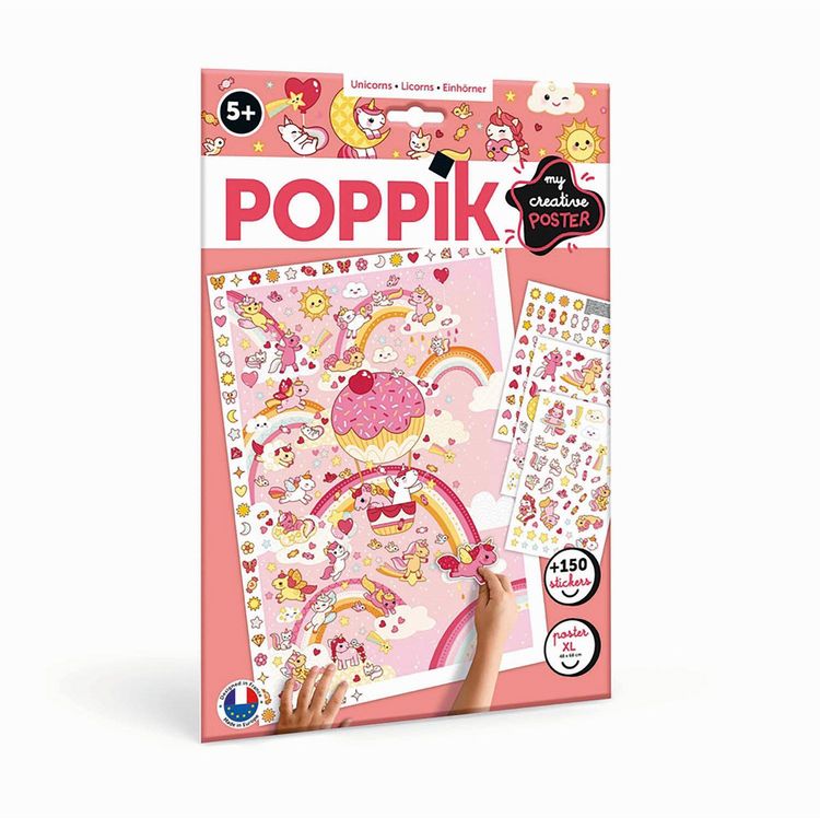 Produktbild: POPPIK - Kreativ Poster & Sticker Einh&ouml;rner