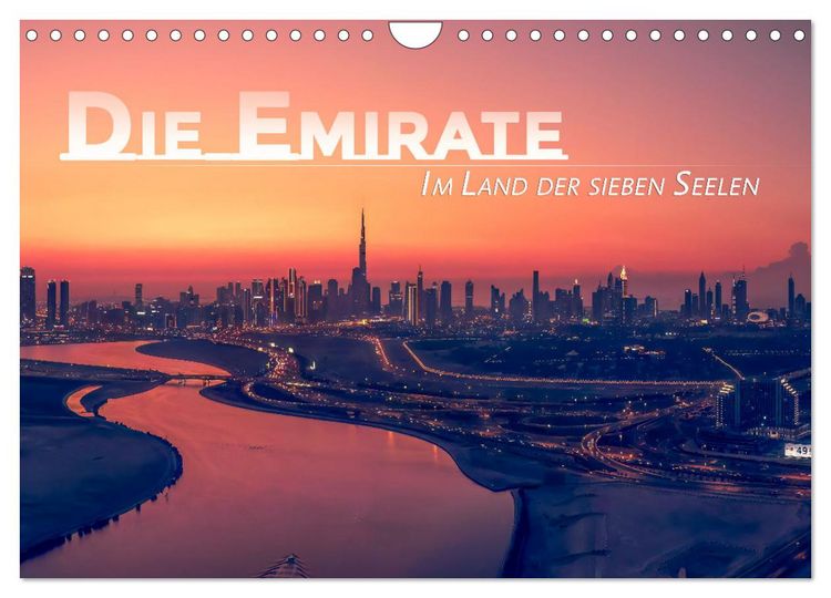 Produktbild: Die Emirate - Im Land der sieben Seelen (Wandkalender 2026 DIN A4 quer), CALVENDO Monatskalender