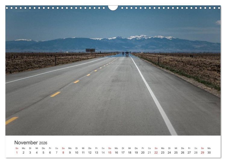 Produktbild: USA Roads (Wandkalender 2026 DIN A3 quer), CALVENDO Monatskalender