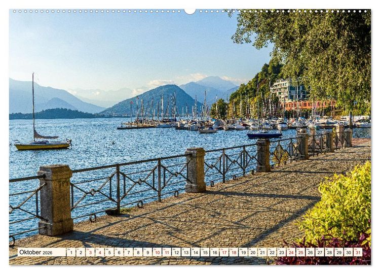 Produktbild: Lago Maggiore - Traumorte am See (Wandkalender 2026 DIN A2 quer), CALVENDO Monatskalender