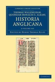 Produktbild: Walsingham, T: Thomae Walsingham, Quondam Monachi S. Albani,